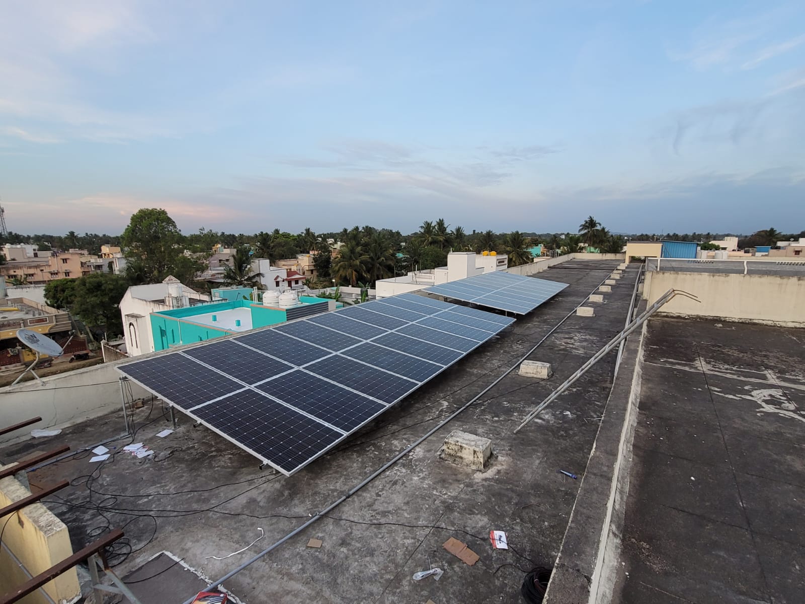 Commercial solar project