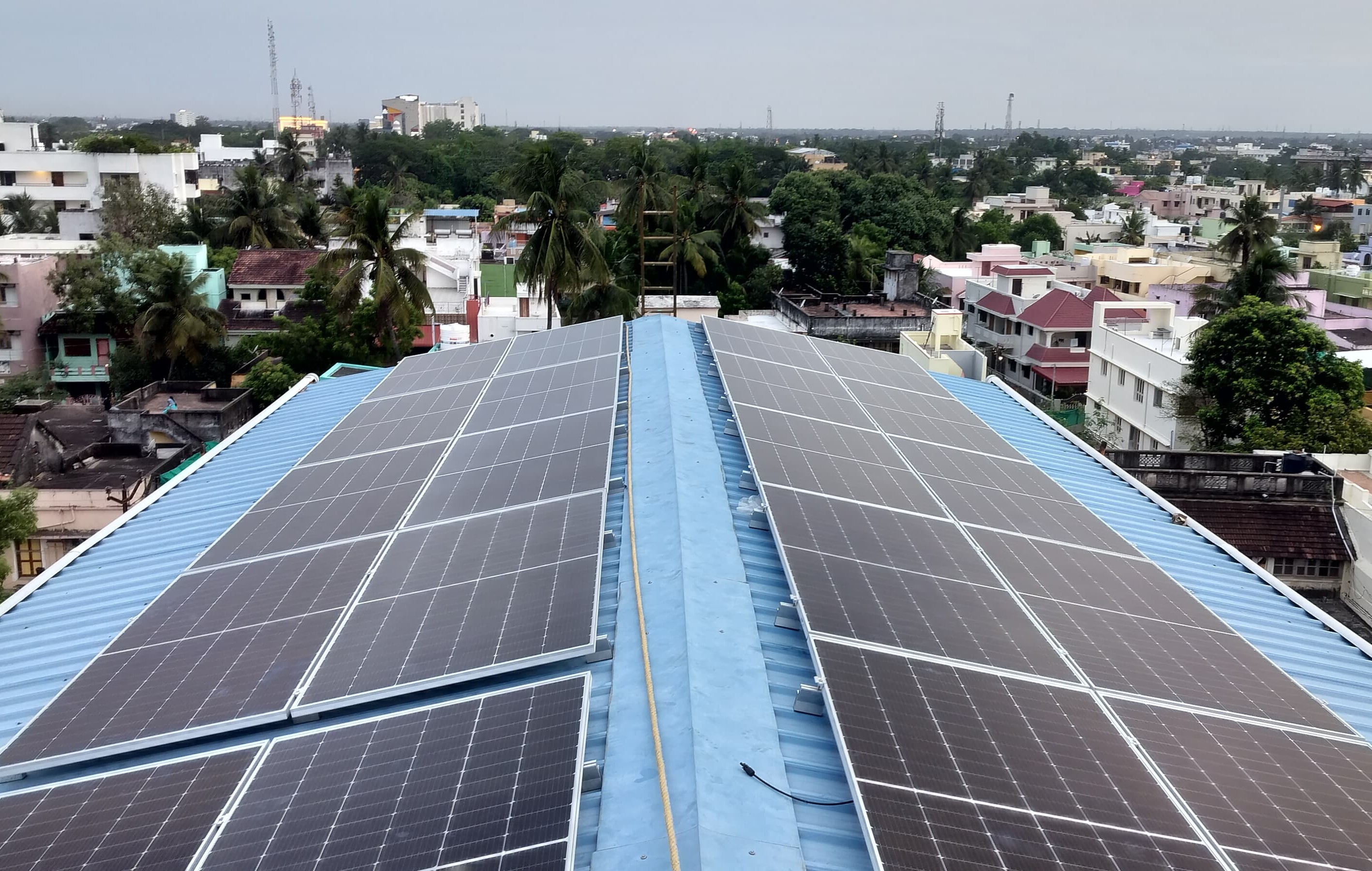 Industrial solar project